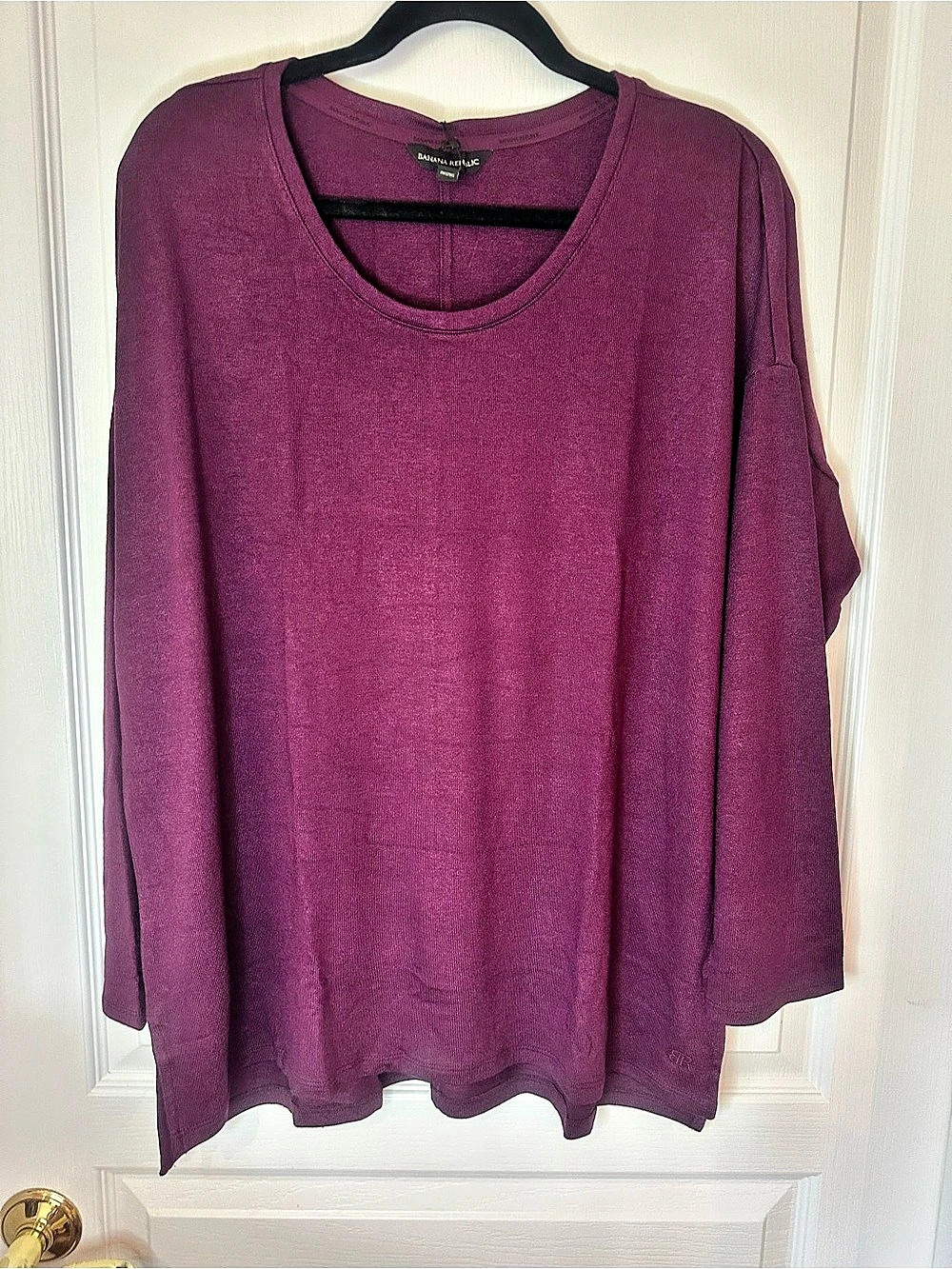 Banana Republic Long Sleeve Tunic in Purple XL NWT